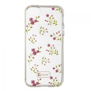  Silicon Case Flowers for IPhone 5/5S